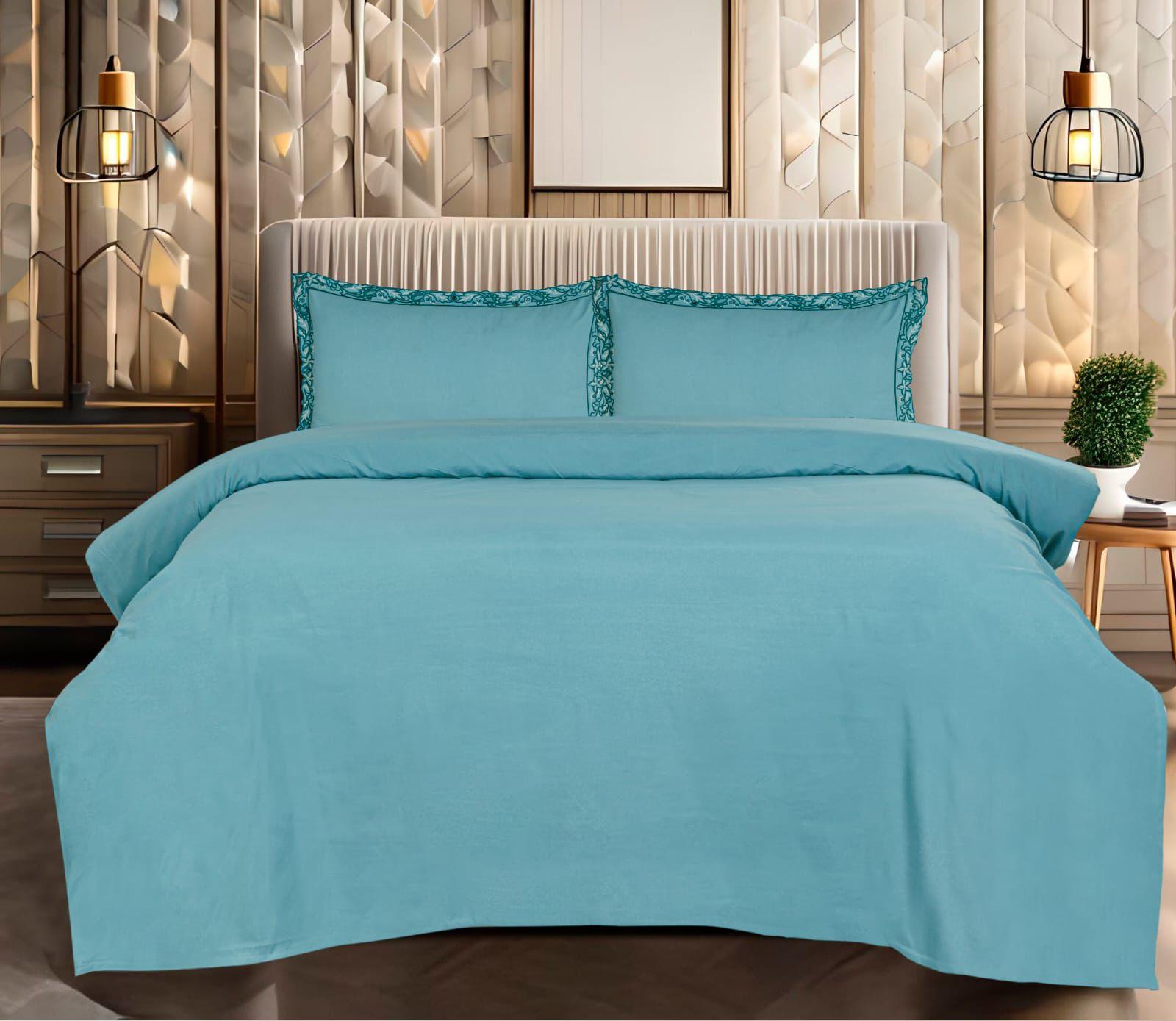 Scottish Embroidery Bedsheets